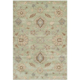 Safavieh Wyndham Buckden 5 x 8 Light Green Indoor Floral/Botanical Vintage Handcrafted Area Rug