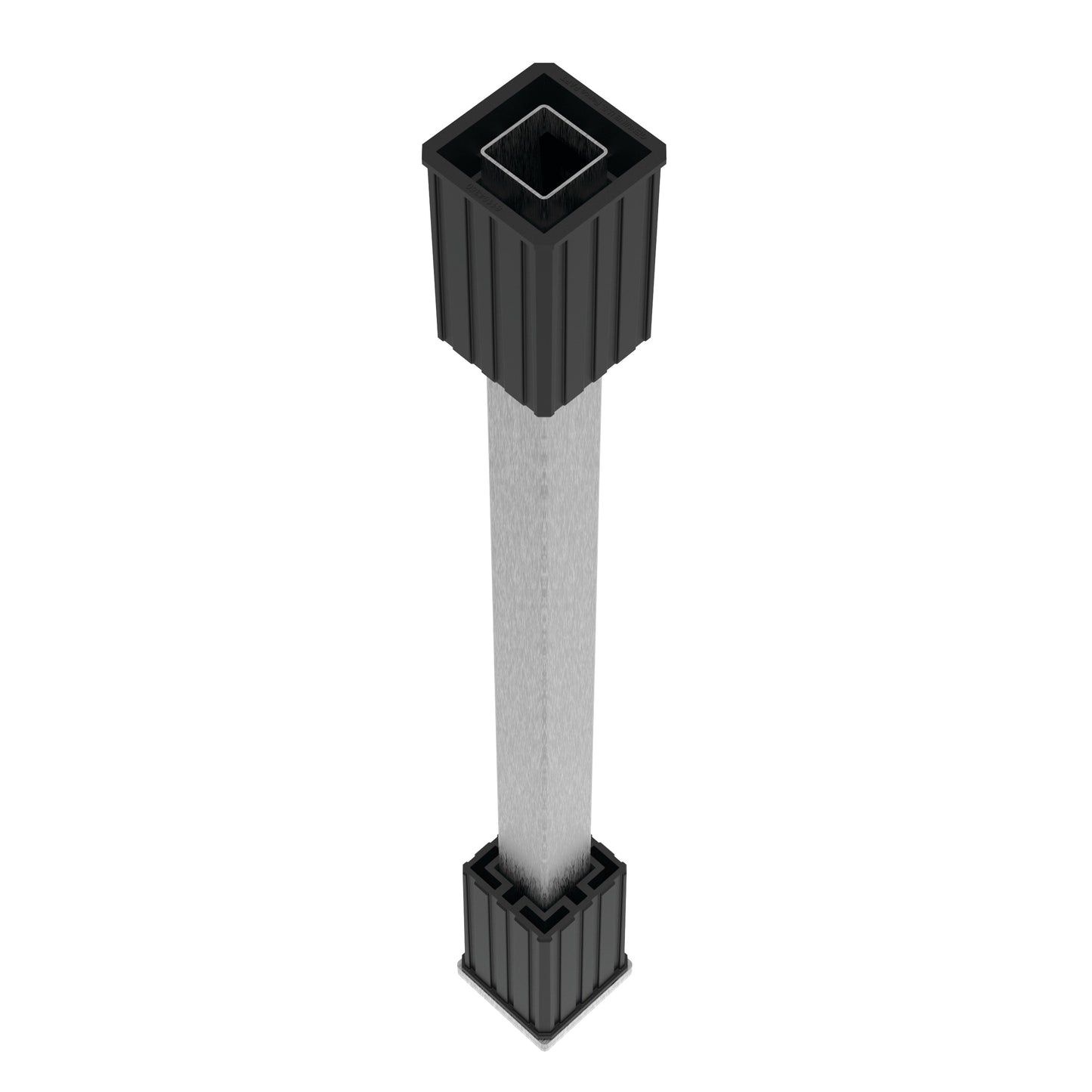Freedom Camden 4-in x 4-in x 3-1/2-ft Black Composite Deck Post