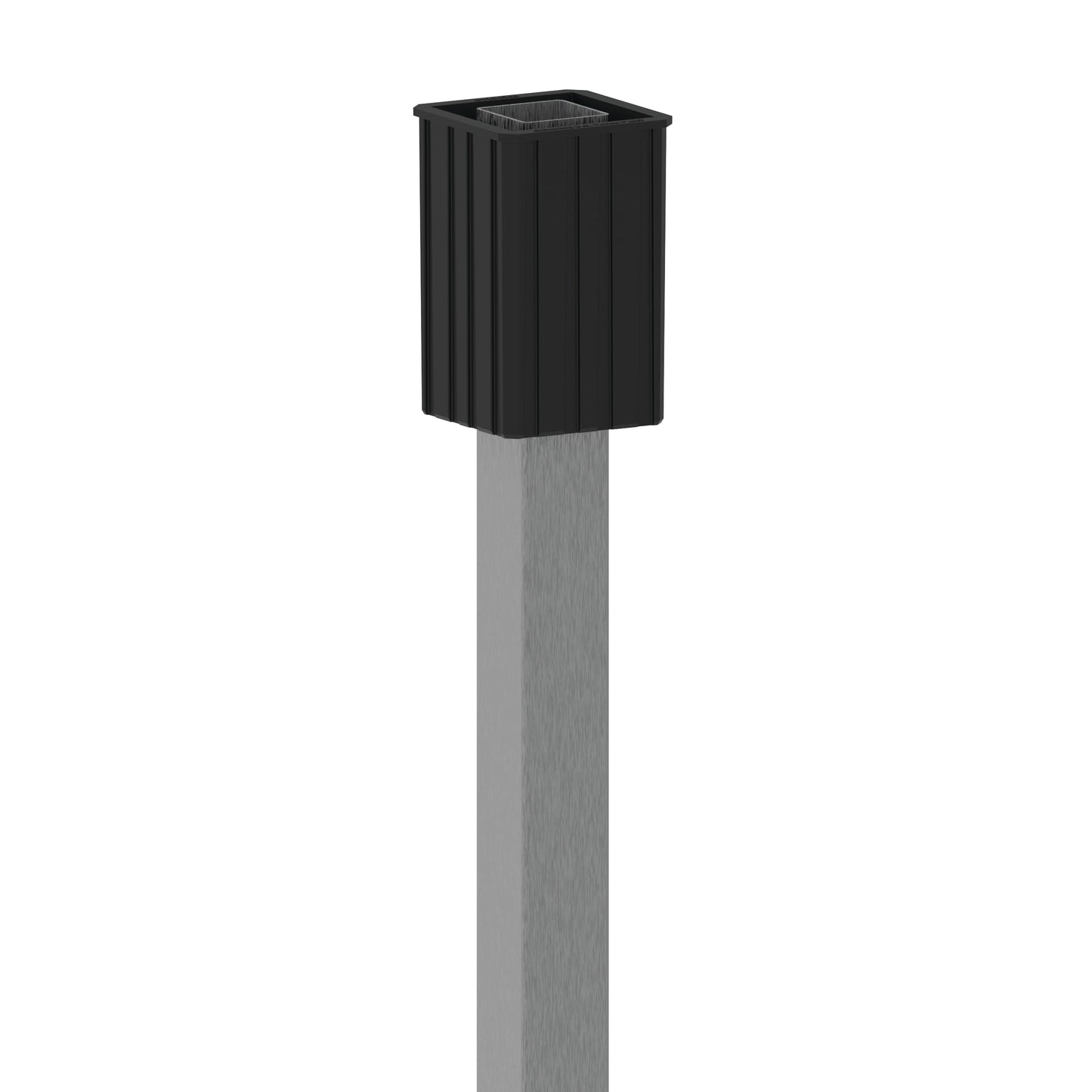 Freedom Camden 4-in x 4-in x 3-ft Silver Composite Deck Post