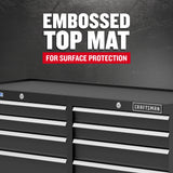 CRAFTSMAN 2000 Series 52-in W x 37.5-in H 10-Drawer Steel Rolling Tool Cabinet (Black)