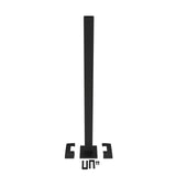 Freedom Margate Stair 2-in x 2-in x 3-ft Matte Black Aluminum Deck Post