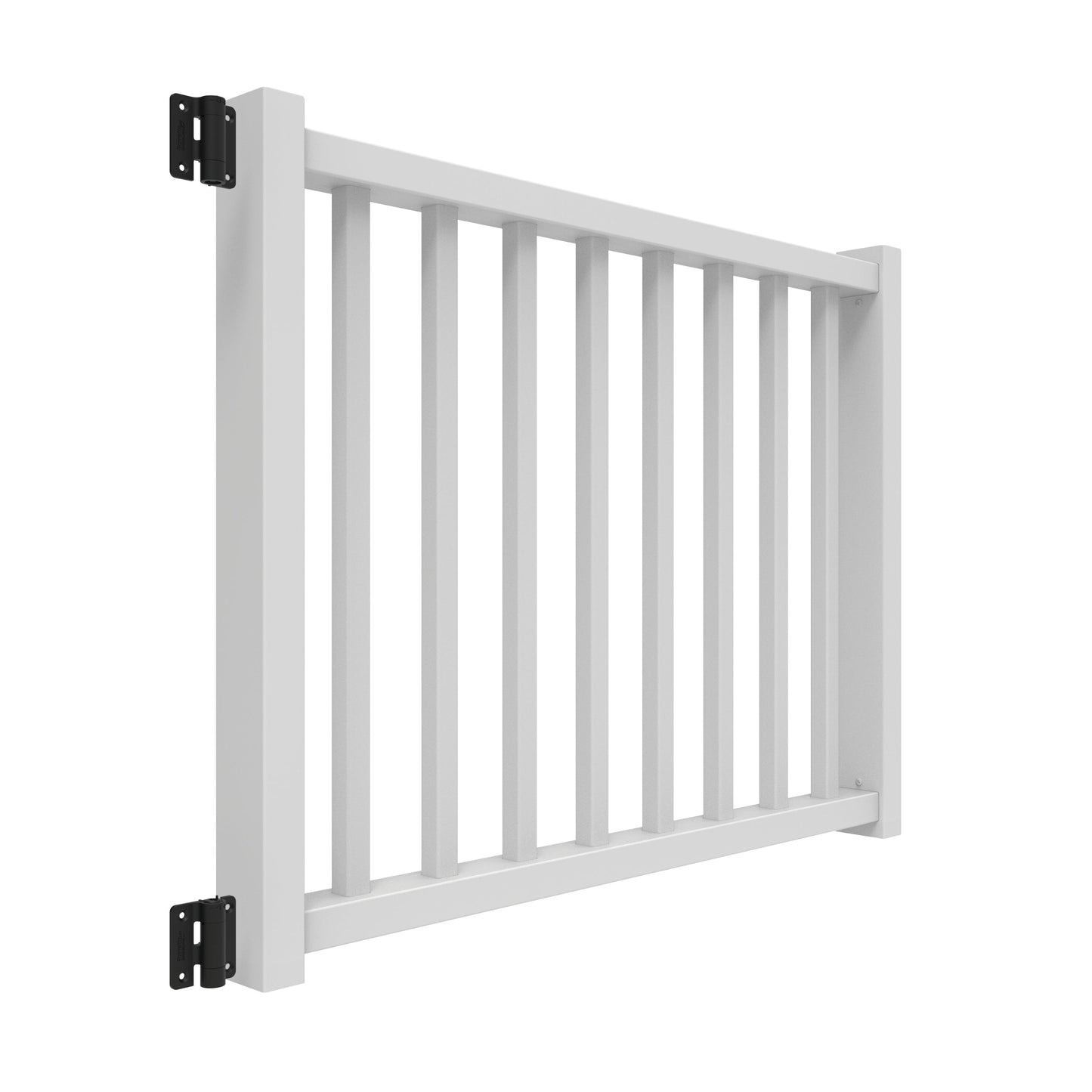 Freedom Camden 48-in L x 36-in H White Composite Deck Railing Gate (Assembly Required)