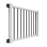 Freedom Camden 48-in L x 36-in H White Composite Deck Railing Gate (Assembly Required)