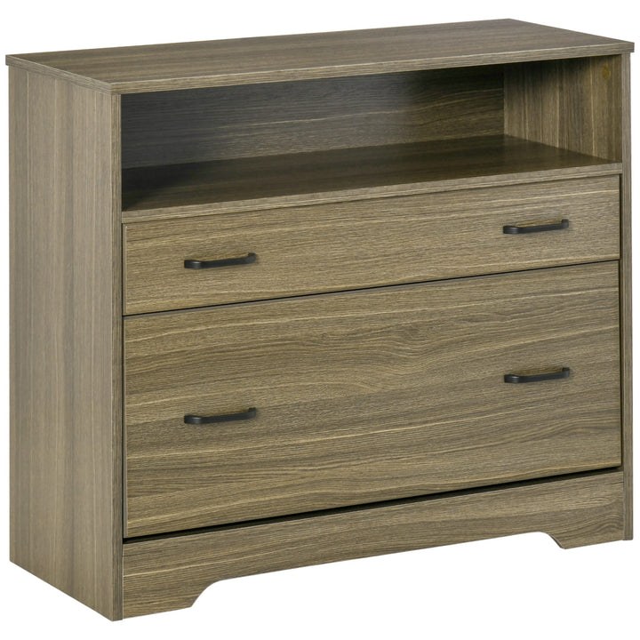 Maocao Hoom Charcoal Grey 2-Drawer 33.5-in File Cabinet