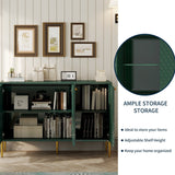 Mondawe 29.5 in. 3-Door Accent Cabinet, Green