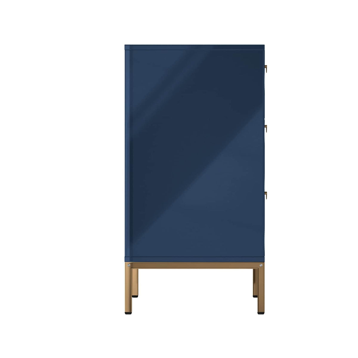 Mondawe 31.5 in. 3-Drawer  Cabinet, Blue