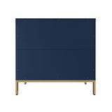 Mondawe 31.5 in. 3-Drawer  Cabinet, Blue