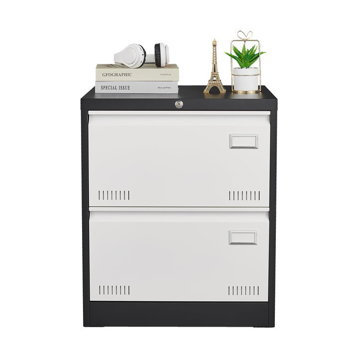 Maocao Hoom Black+White 23.62-in File Cabinet