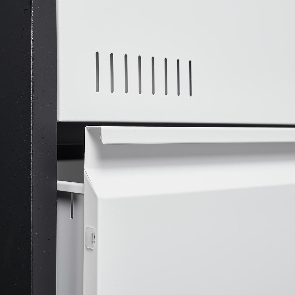 Maocao Hoom Black+White 23.62-in File Cabinet