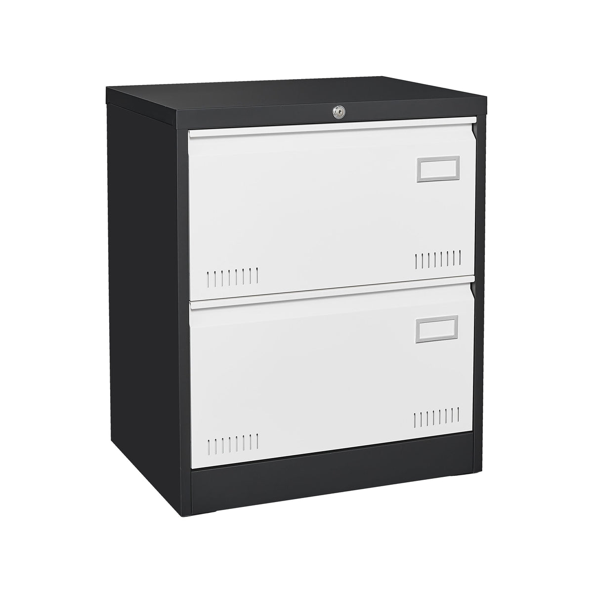 Maocao Hoom Black+White 23.62-in File Cabinet