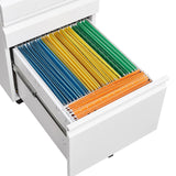 Maocao Hoom White 3-Drawer 15.35-in File Cabinet