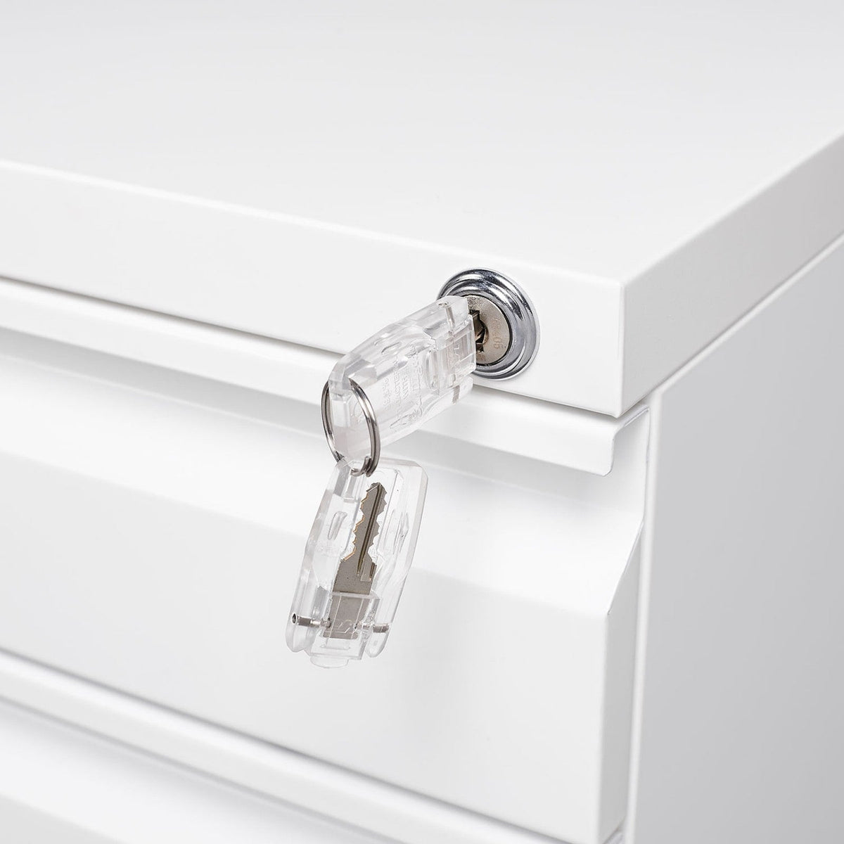 Maocao Hoom White 3-Drawer 15.35-in File Cabinet