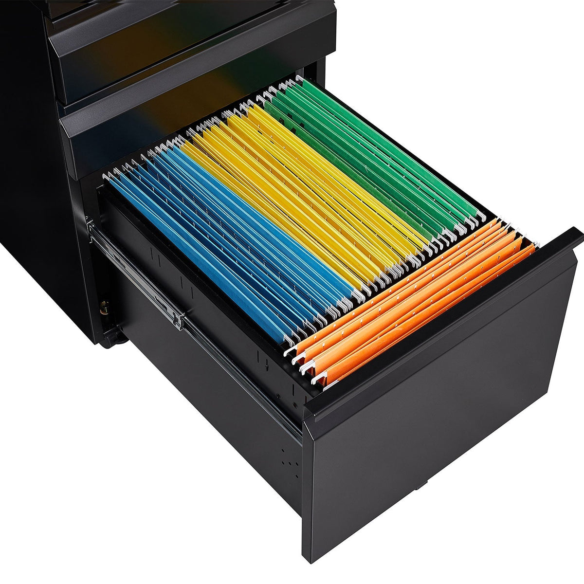 Maocao Hoom Black 3-Drawer 15.35-in File Cabinet