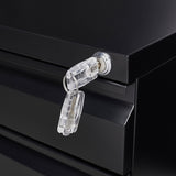 Maocao Hoom Black 3-Drawer 15.35-in File Cabinet