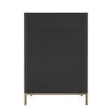 Mondawe 31.5 in. 5-Drawer  Chests Cabinet, Black