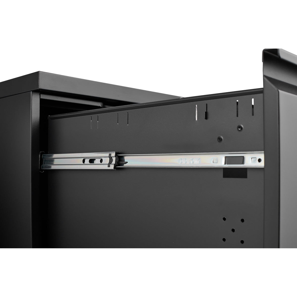 Maocao Hoom Black 2-Drawer 15.35-in File Cabinet