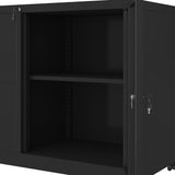 Maocao Hoom Black 2-Drawer 35.43-in File Cabinet