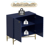 Mondawe 31.5 in. 2-Door Locker Accent Cabinet, Blue