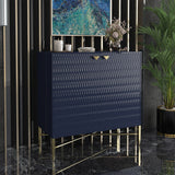 Mondawe 31.5 in. 2-Door Locker Accent Cabinet, Blue