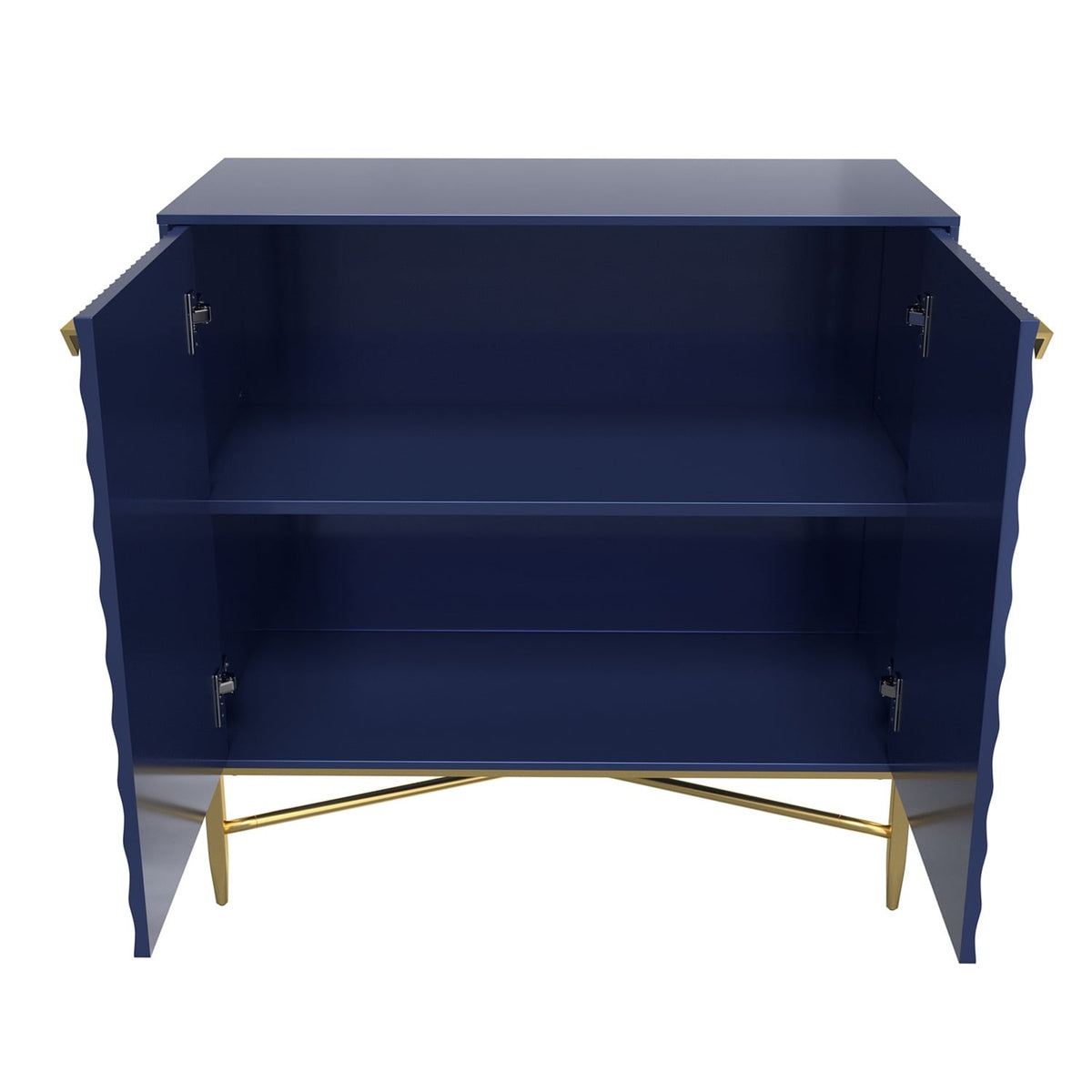Mondawe 31.5 in. 2-Door Locker Accent Cabinet, Blue