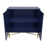 Mondawe 31.5 in. 2-Door Locker Accent Cabinet, Blue