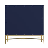 Mondawe 31.5 in. 2-Door Locker Accent Cabinet, Blue