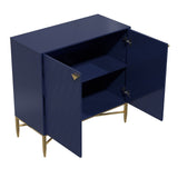 Mondawe 31.5 in. 2-Door Locker Accent Cabinet Chests, Blue