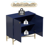 Mondawe 31.5 in. 2-Door Locker Accent Cabinet Chests, Blue