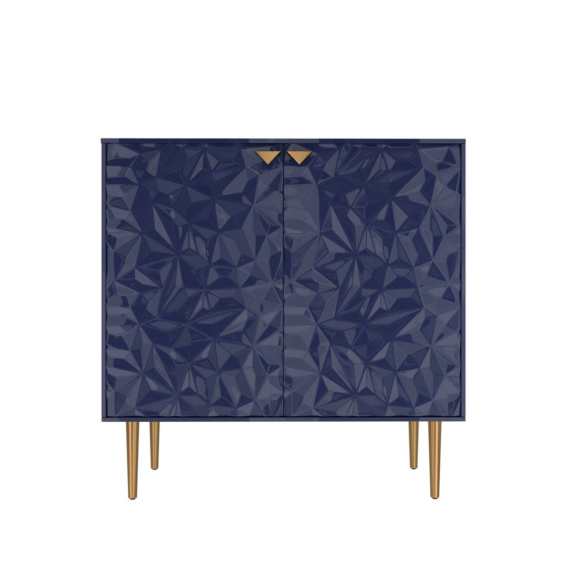 Mondawe 31.5 in. 2-Door Locker Accent Cabinet Chests, Blue