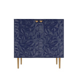 Mondawe 31.5 in. 2-Door Locker Accent Cabinet Chests, Blue