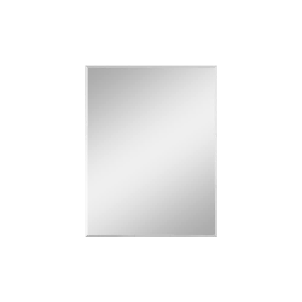 Forclover KF 20-in x 26-in Surface/Recessed Mount Satin Mirrored Soft Close Medicine Cabinet