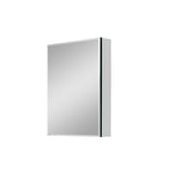 Forclover KF 20-in x 26-in Surface/Recessed Mount Satin Mirrored Soft Close Medicine Cabinet