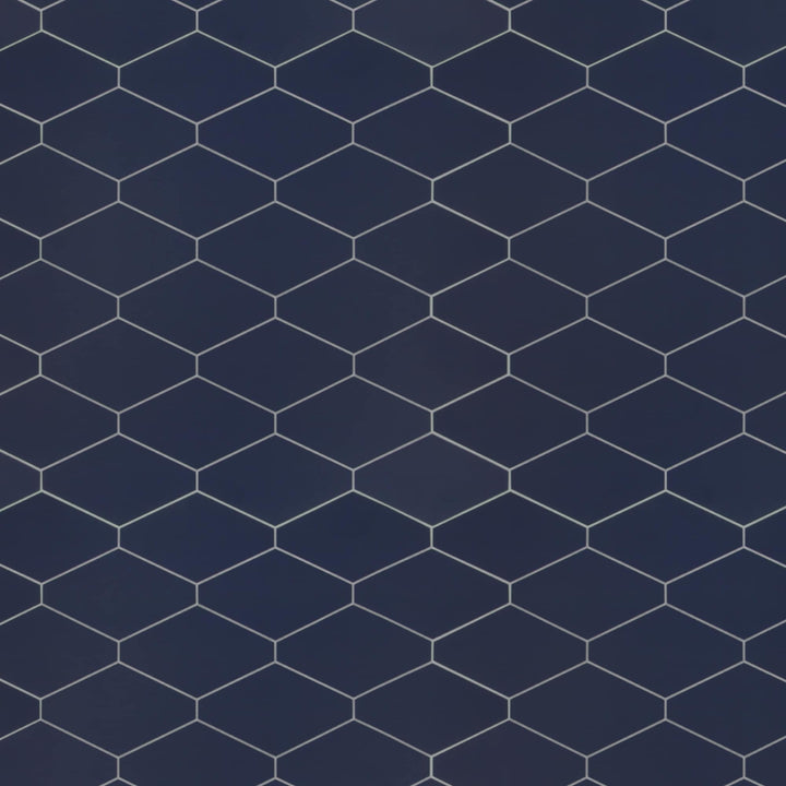 SUNWINGS Navy Blue 11-in x 11-in Matte Composite Handcrafted look Diamond Peel and stick Mosaic Wall Tile product image
