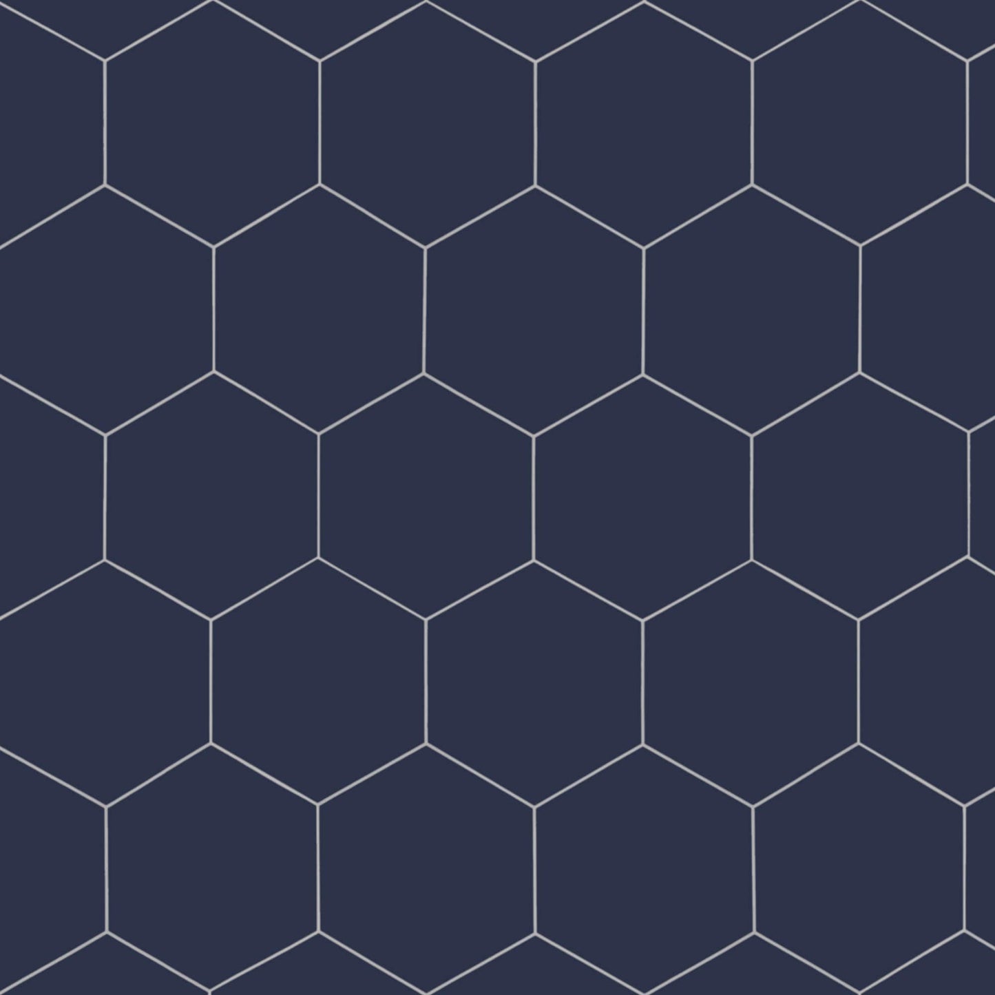 SUNWINGS Navy Blue 10-in x 11-in Matte Composite Hexagon Peel and stick Mosaic Wall Tile product image