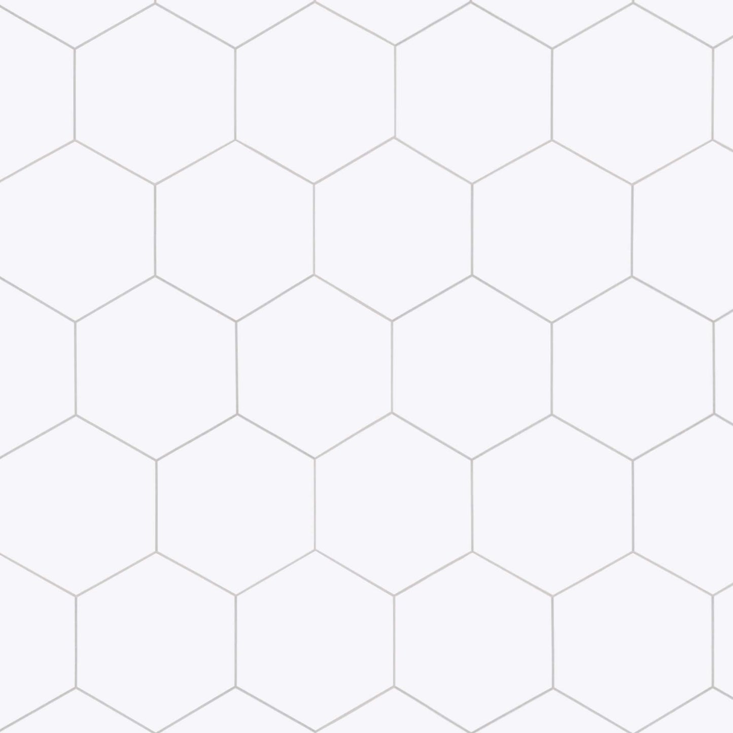 SUNWINGS White 10-in x 11-in Matte Composite Hexagon Peel and stick Mosaic Wall Tile product image