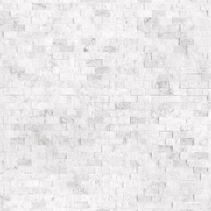 SUNWINGS 3D Stone Gray Mixed 10-in x 11-in Matte Natural stone Marble Peel and stick Mosaic Wall Tile product image