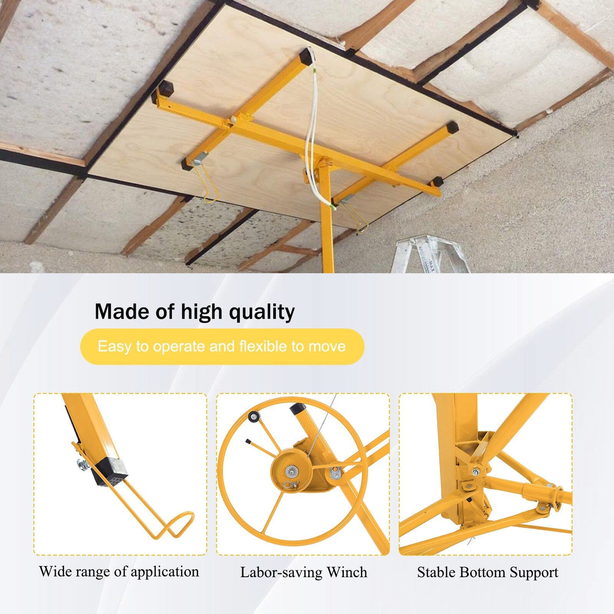 Maocao Hoom 11-ft H x 53.5-in L x 53.5-in W Steel Drywall Lift