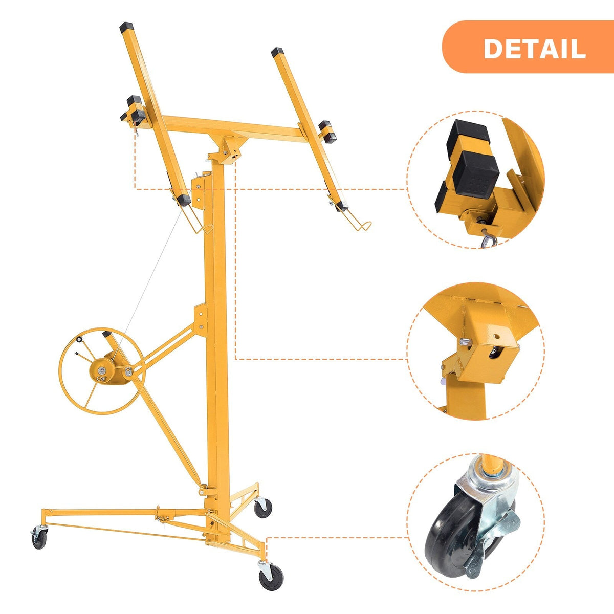 Maocao Hoom 16ft Drywall Lift 16-ft H x 53.5-in L x 53.5-in W Steel Drywall Lift
