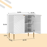 Clihome 15.75-in W x 31-in H Mdf White Freestanding Utility Storage Cabinet