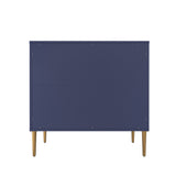 Clihome 15.75-in W x 31-in H Mdf Navy Freestanding Utility Storage Cabinet