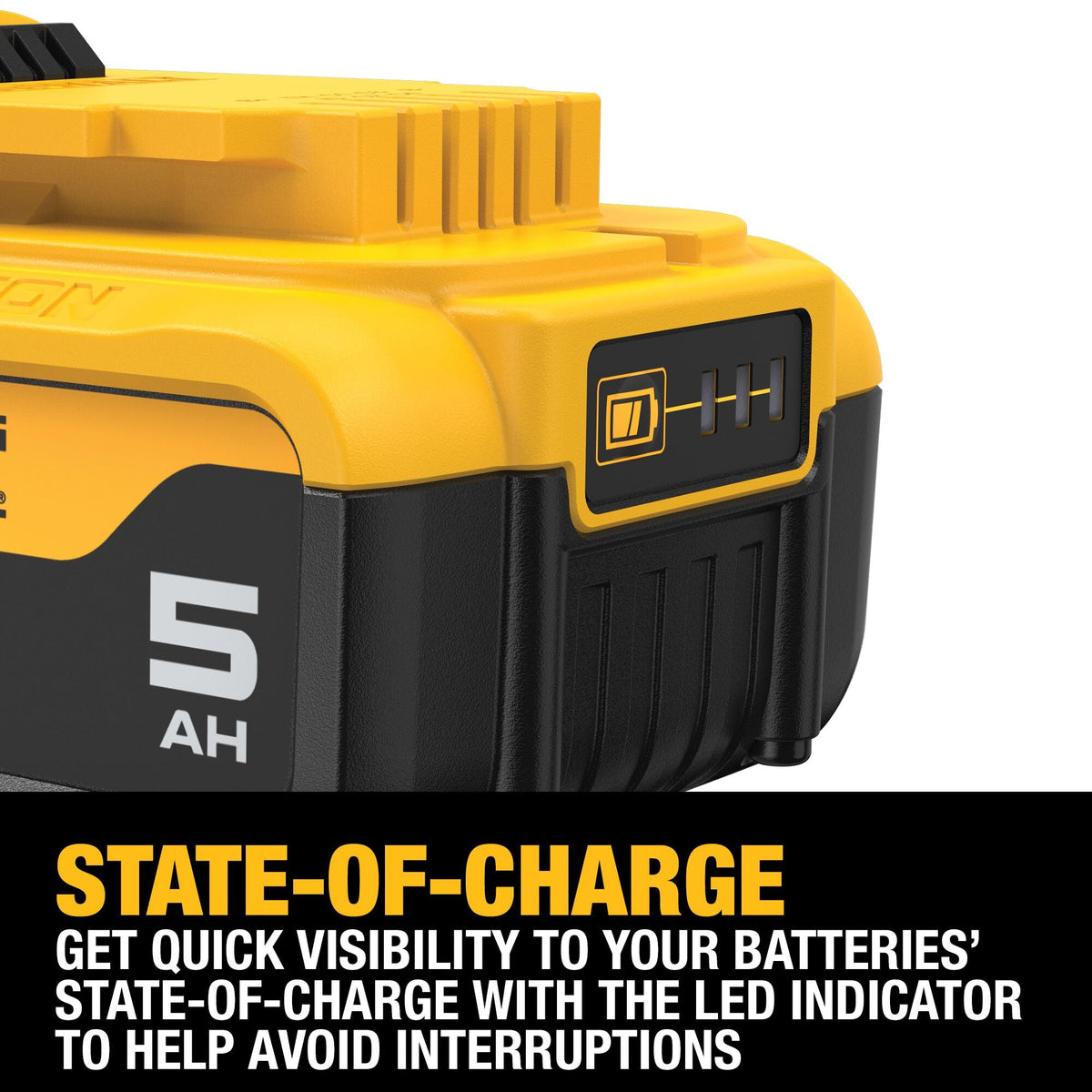 DEWALT XR 20-Volt MAX 2-Pack 5.0Ah Lithium-Ion Battery Kit with Charger and Soft Bag (DCB205-2CK)