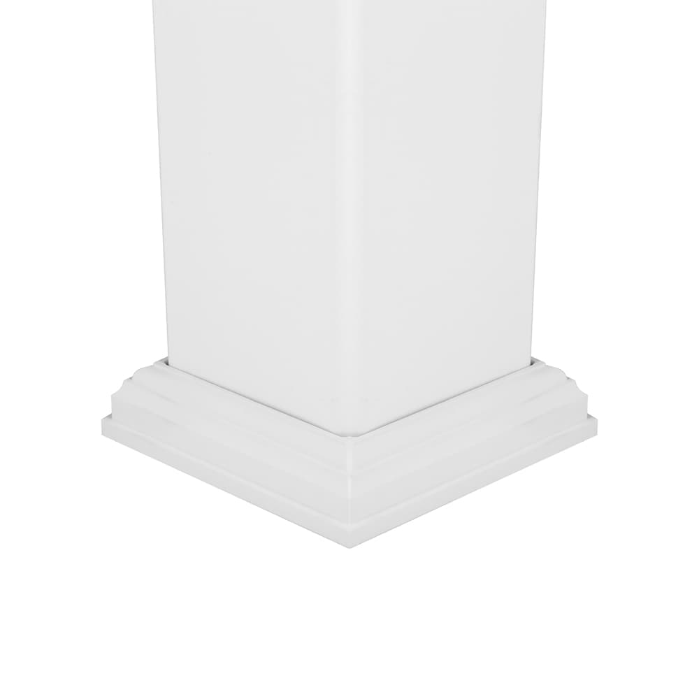 Deckorators 4-in x 4-in x 8-ft White Composite Deck Post Sleeve