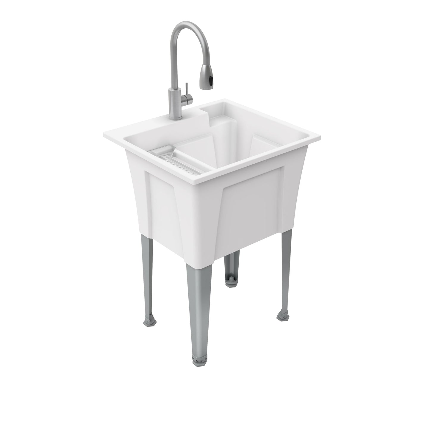 RuggedTub Freestanding Utility Tub with Faucet