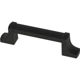 allen + roth Arthur (76Mm) Center to Center Matte Black Arch Handle Drawer Pull