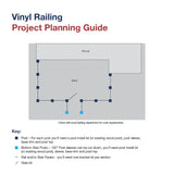 Freedom Lincoln White Vinyl Deck Stair Rail Kit