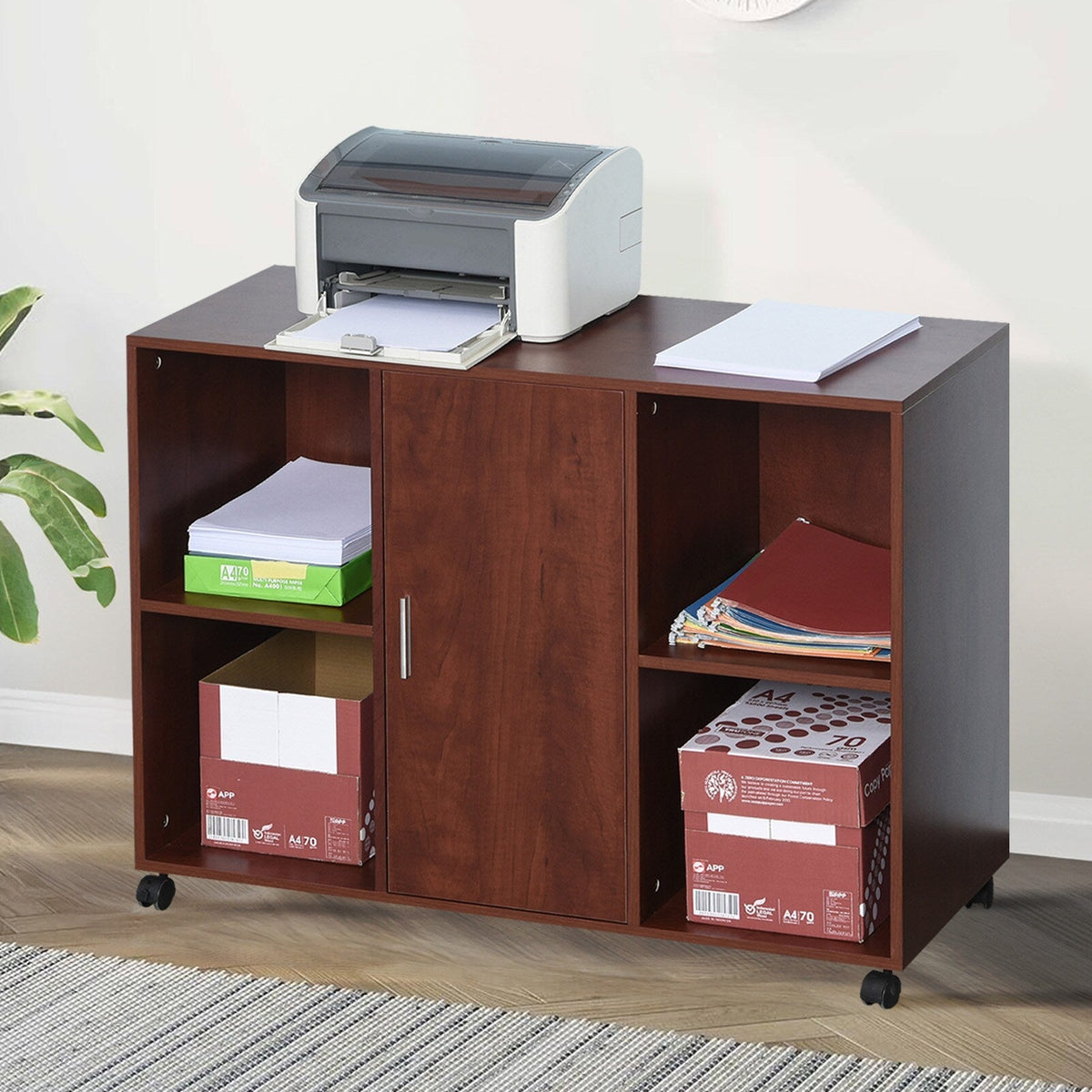 Maocao Hoom Brown 39.25-in File Cabinet