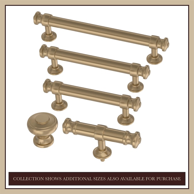 allen + roth Bryn (128Mm) Center to Center Cylindrical Bar Drawer Pull
