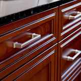 allen + roth Beaumont (128Mm) Center to Center Rectangular Handle Drawer Pull