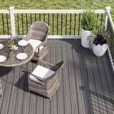 Deckorators 3/4-in x 32-in Black Aluminum Round Deck Baluster (10-Pack)
