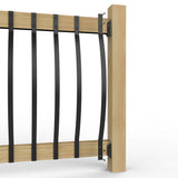 Deckorators 3/16-in x 1-in x 32-1/4-in Black Aluminum Deck Baluster (5-Pack)